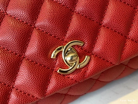 First Bag Ru CHANEL WITH TOP HANDLE FLAP BAG 0821